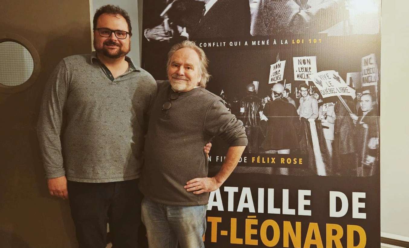 Une entrevue de Marc Lamothe avec Félix Rose autour de LA BATAILLE DE SAINT-LÉONARD