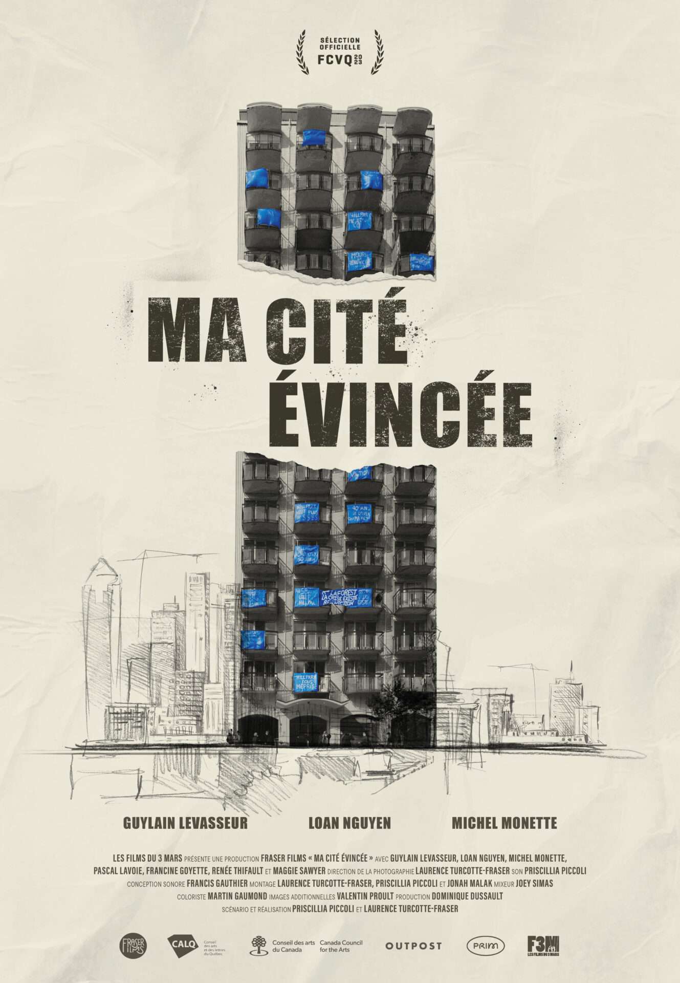 MA CITÉ ÉVINCÉE de Laurence Turcotte-Fraser et Priscillia Piccoli au cinéma dès le 20 octobre 2023 – Dévoilement de l’affiche et de la bande-annonce