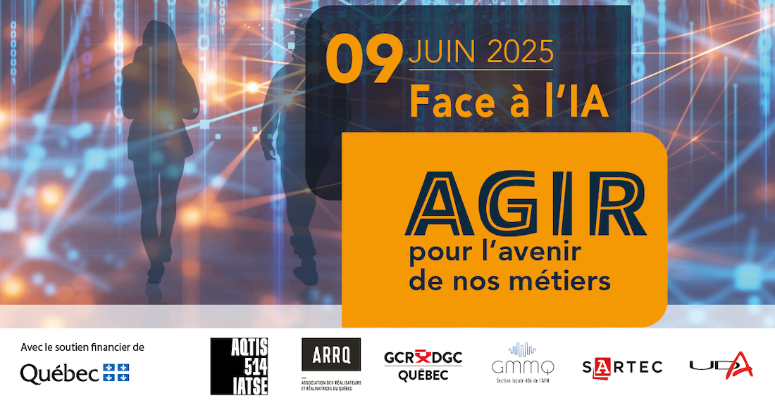 Face à l’IA : Agir pour l’avenir de nos métiers, le 9 juin 2025 au Centre Mont-Royal à Montréal