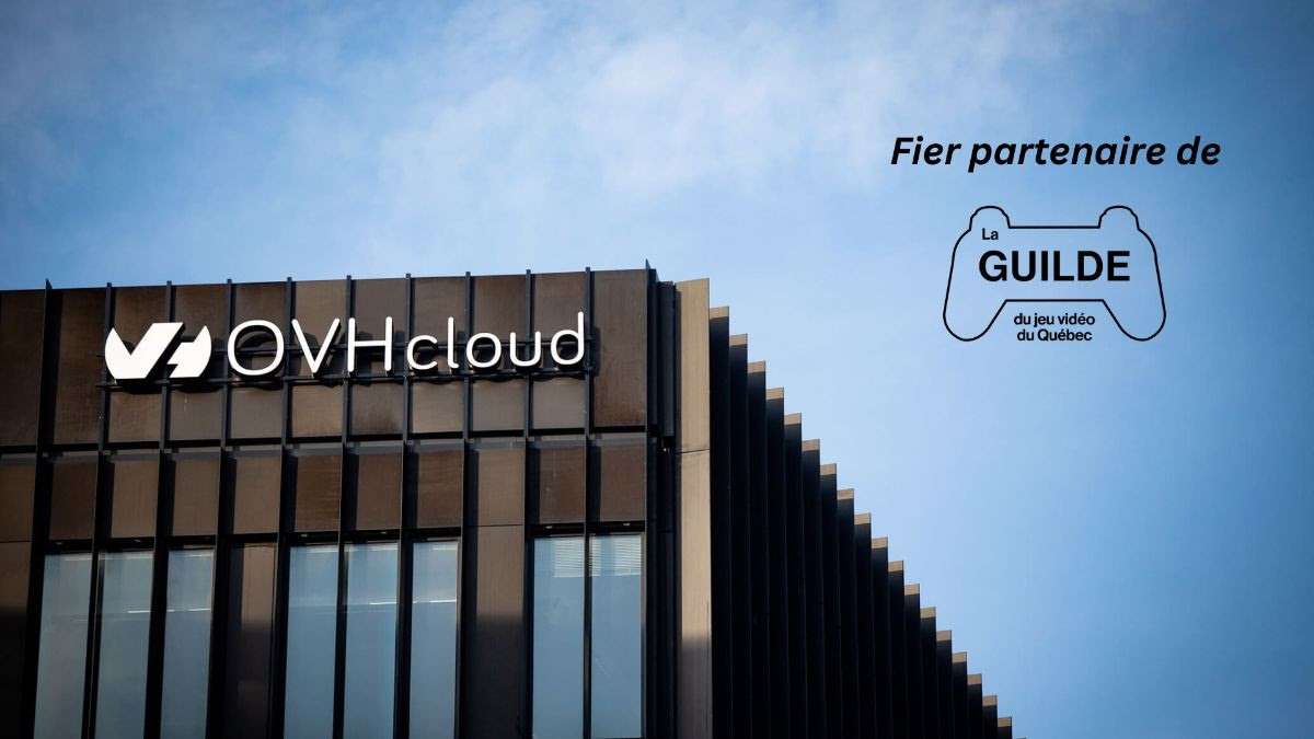 OVHcloud à nouveau partenaire de La Guilde du jeu vidéo du Québec.