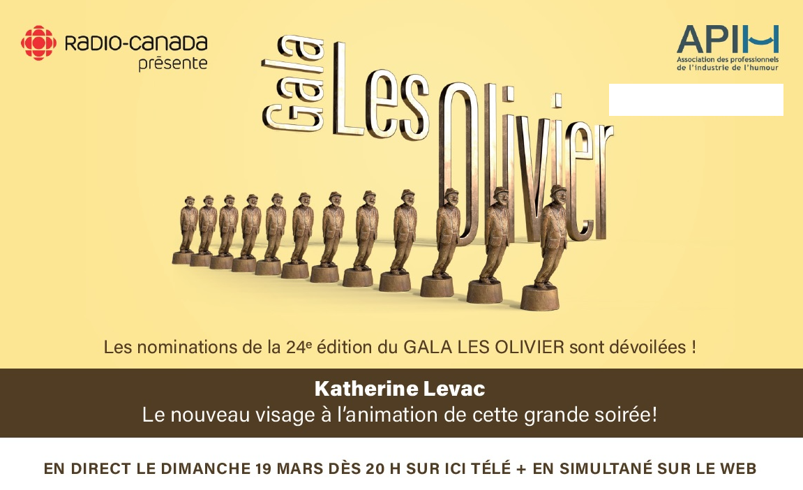 Les finalistes du prochain Gala Les Olivier ont été annoncés!