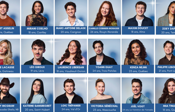 STAR ACADÉMIE | Voici enfin les 18 candidates et candidats en lice pour faire partie de Star Académie 2025 !