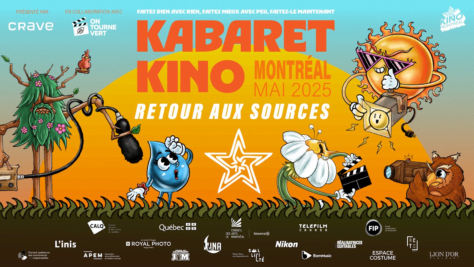 L’édition 2025 du KINO KABARET- RETOUR AUX SOURCES aura lieu du 17 au 24 mai 2025
