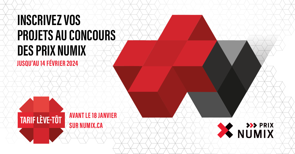 Ouverture des inscriptions de la 15e édition des PRIX NUMIX