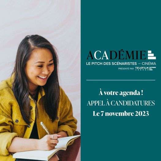 Académie | Le Pitch des scénaristes – Cinéma : appel de candidatures lancé