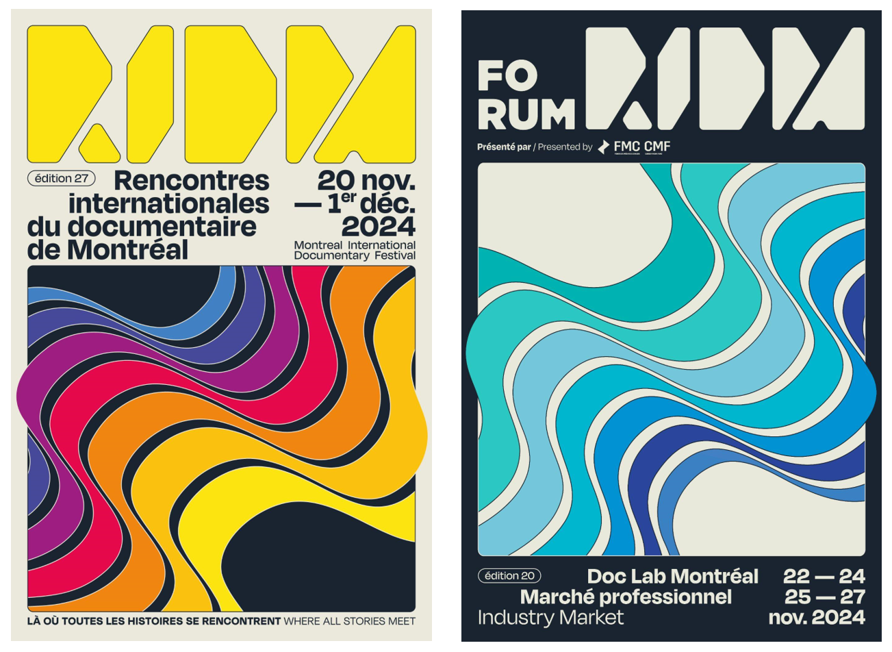 Les RIDM et le Forum RIDM dévoilent l’identité visuelle de l’édition 2024