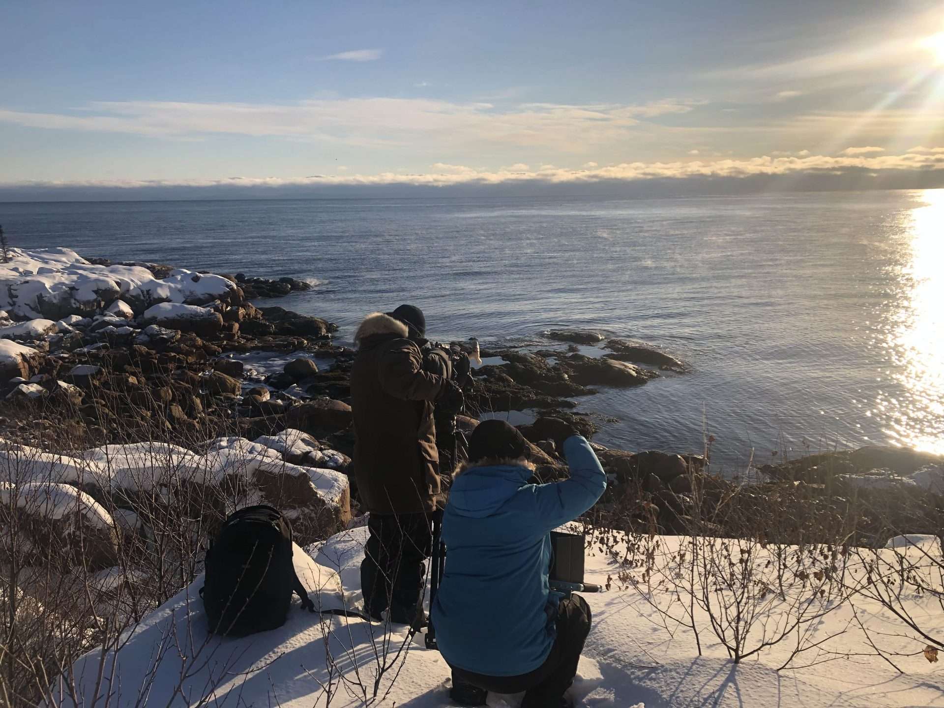 Tournage de NITASSINAN, un nouveau documentaire signé Joséphine Bacon et Sarah Fortin