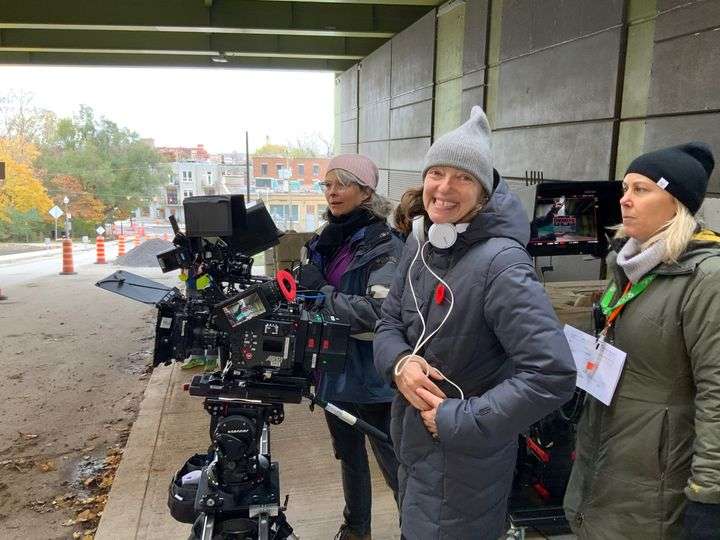 Kaïros de Jennifer Alleyn en tournage avec Emmanuel Schwartz et Olivia Pallacci