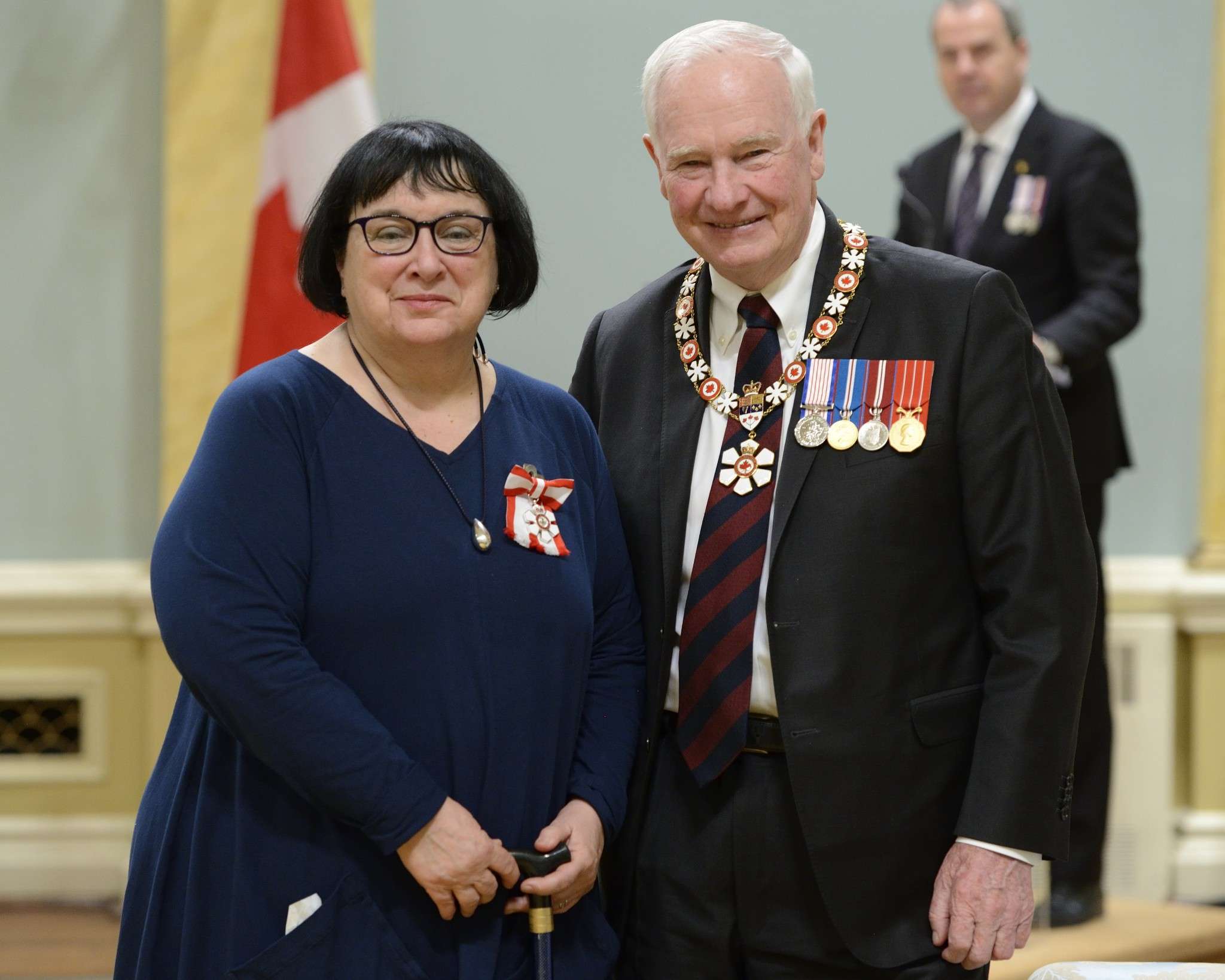 Michèle Fortin reçoit l’insigne de l’Ordre du Canada