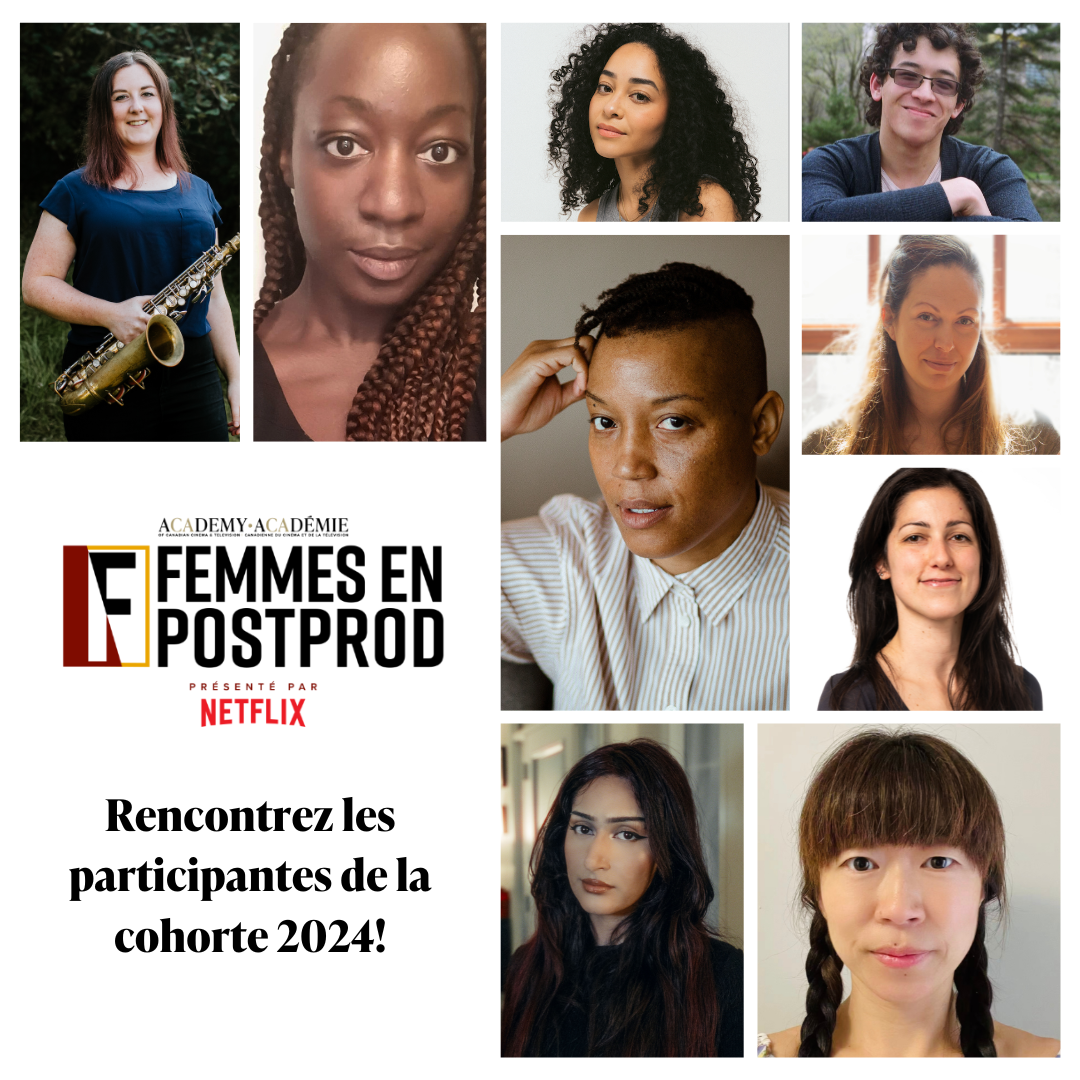 L’Académie canadienne dévoile la 4e cohorte de Femmes en postprod