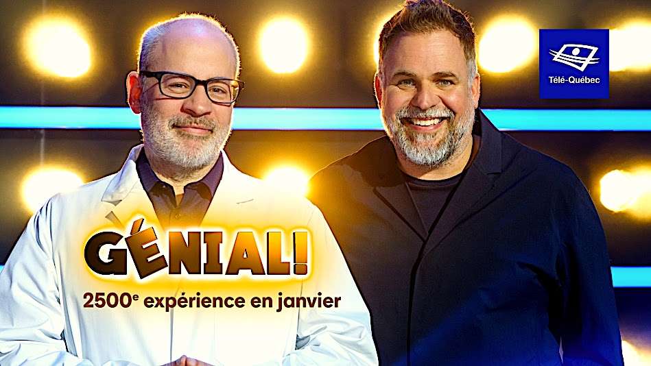 GÉNIAL! a présenté sa 900e émission mardi dernier 15 ans de science et de découvertes à Télé-Québec