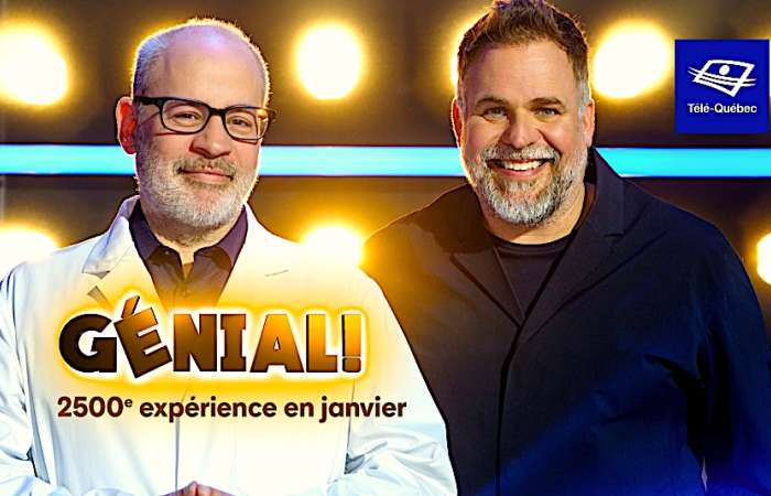 GÉNIAL! a présenté sa 900e émission mardi dernier 15 ans de science et de découvertes à Télé-Québec