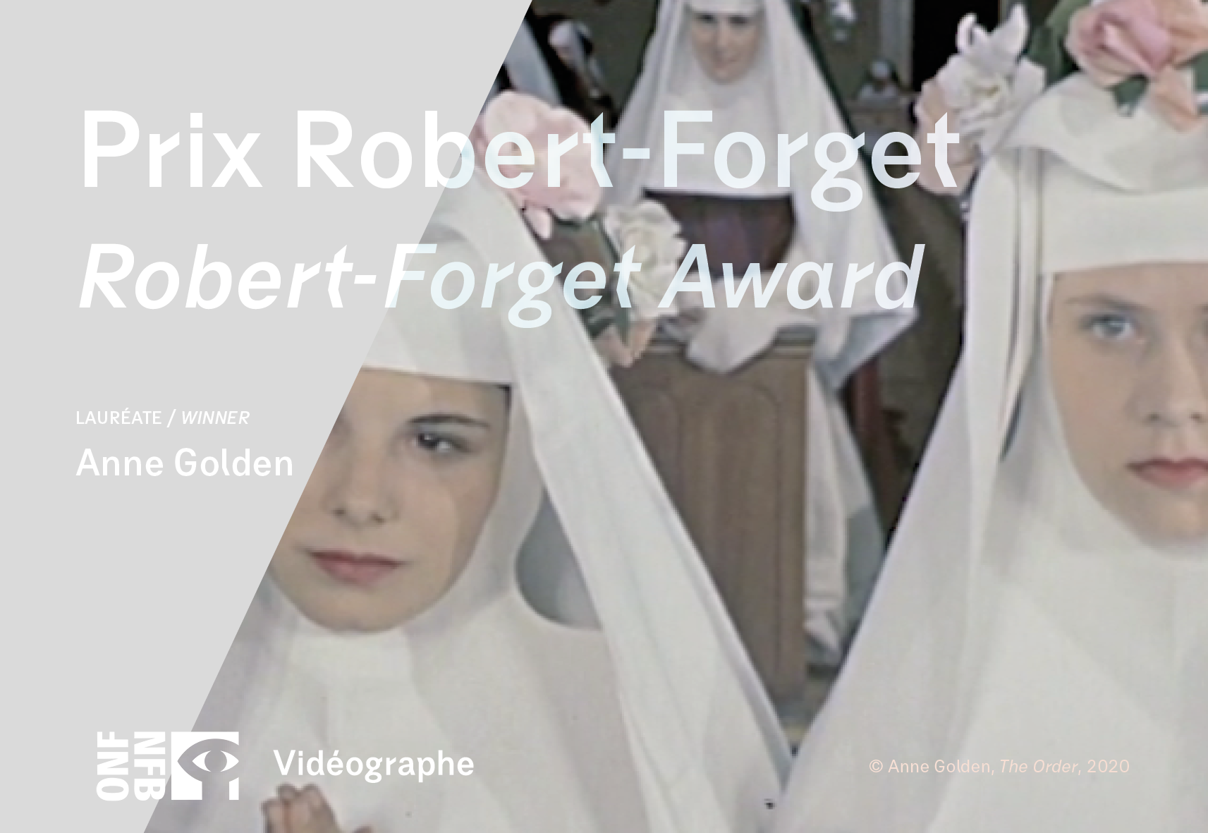 50 ans de Vidéographe : la cinéaste Anne Golden reçoit le premier prix Robert-Forget !