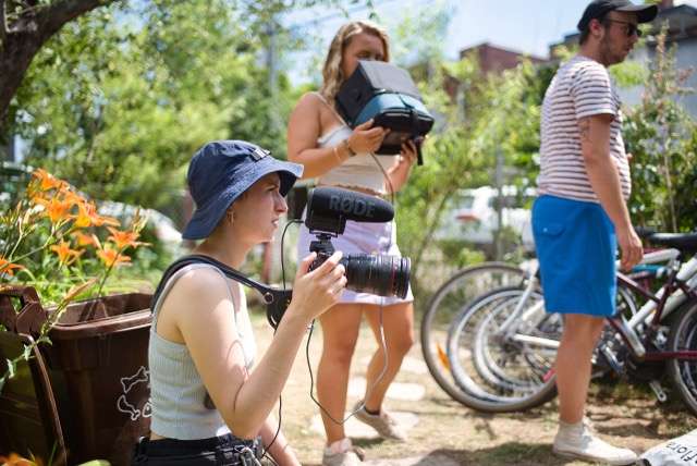 La ruelle côté jardin, des étudiant.es de l’UQAM en action pendant la pandémie !