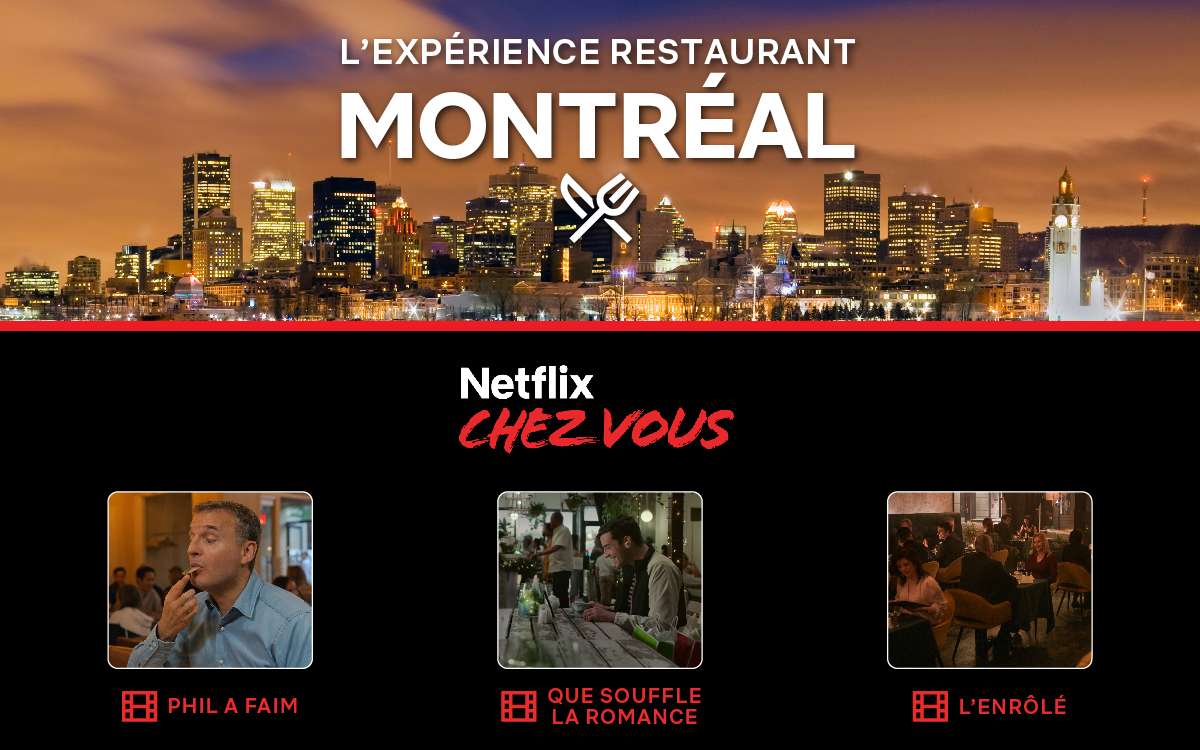 Netflix chez vous lance l’expérience restaurant