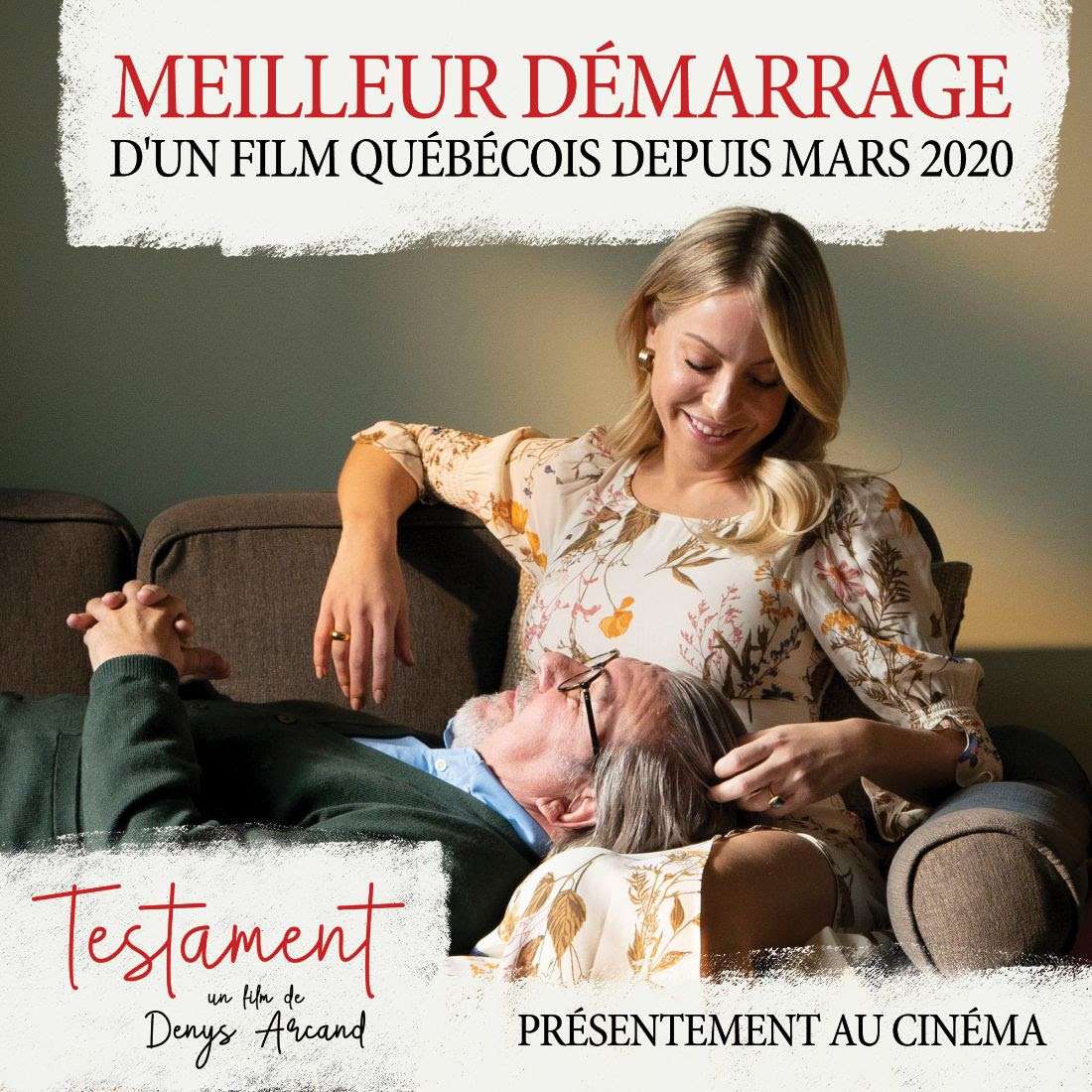 Testament de Denys Arcand le meilleur démarrage depuis la réouverture des salles de cinéma !