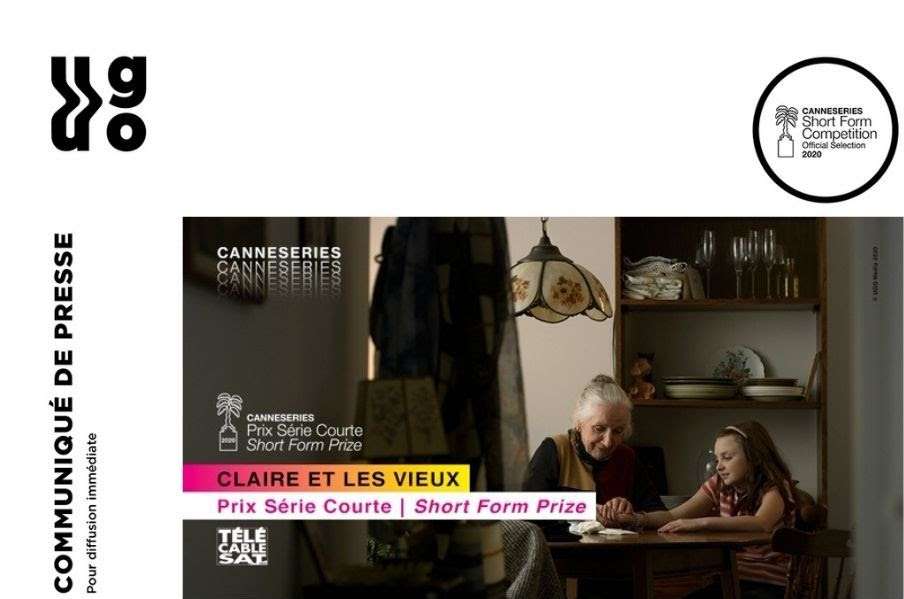 CLAIRE ET LES VIEUX remporte un prix à CANNESERIES