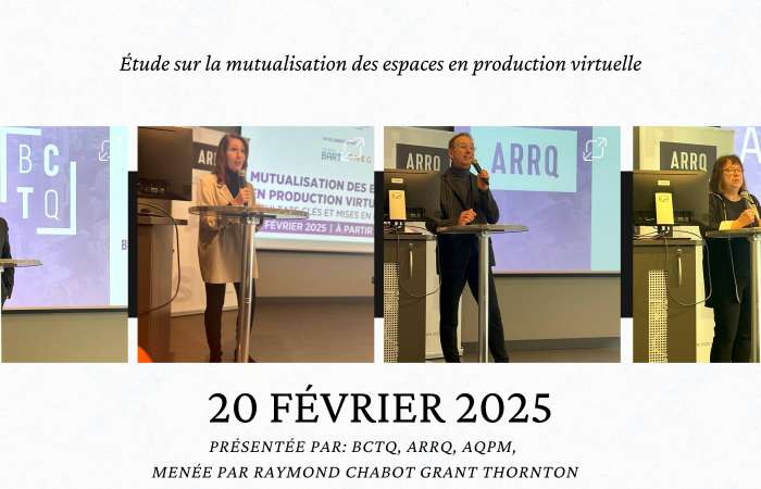 Lancement de l’étude sur la mutualisation des espaces en production virtuelle