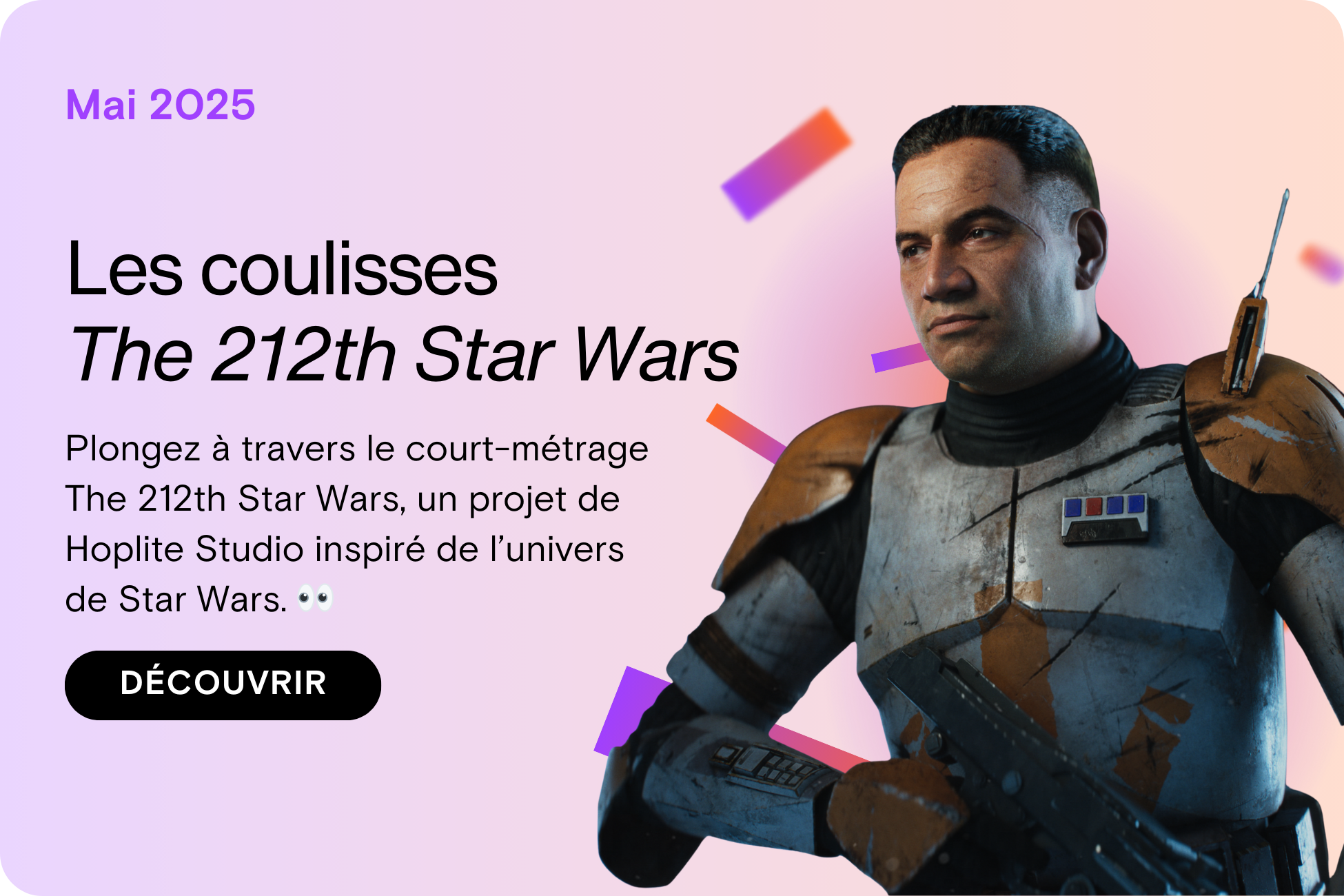 Synthèse : Les coulisses The 212th Star Wars