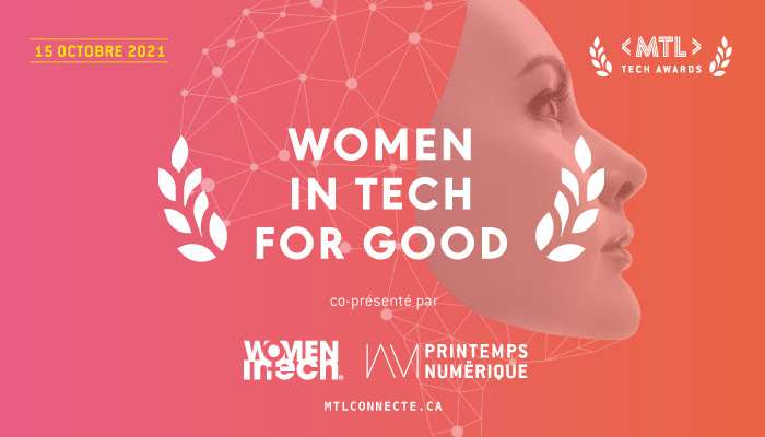 Concourrez pour Women in Tech for Good : le 3e Prix des MTL Tech awards