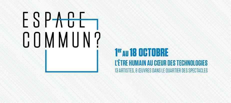 ESPACE COMMUN ? du 1er au 8 octobre