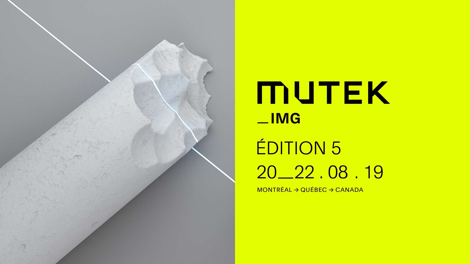 Le Forum IMG de MUTEK se précise avec l’ajout de 55 conférenciers et le programme jour par jour