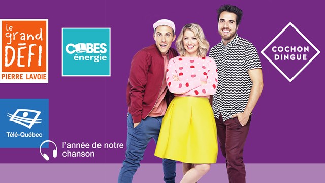À Télé-Québec, des animateurs de Cochon dingue présentent le défi Cubes énergie