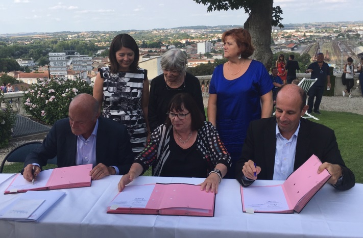 Signature d’une convention entre la SODEC, le CNC et la région Nouvelle-Aquitaine