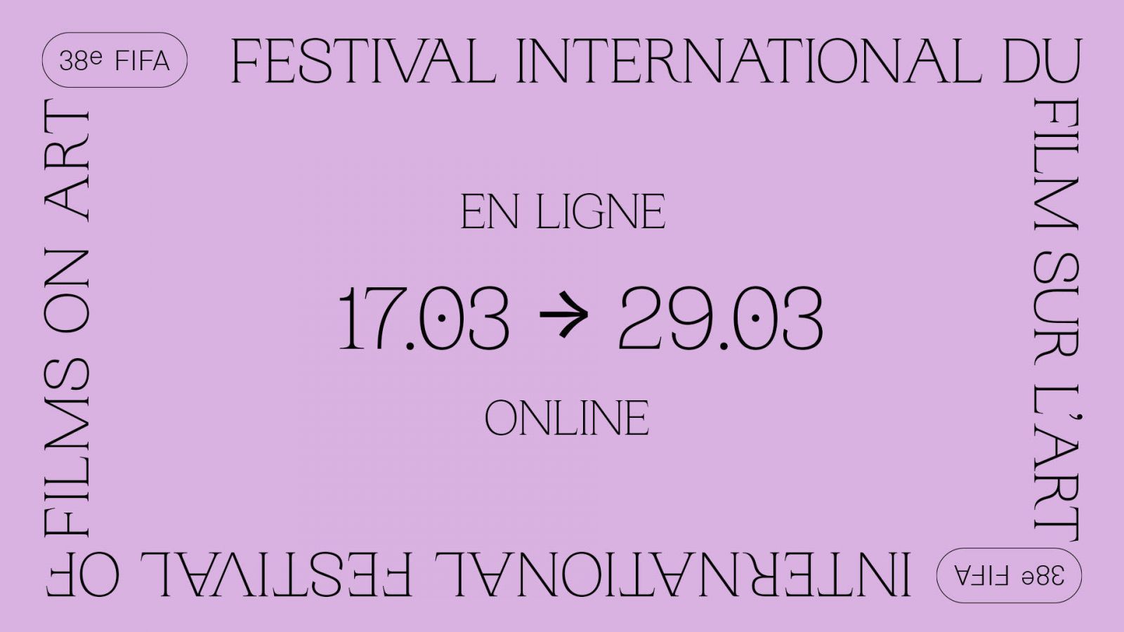 La 38e édition du Festival International du Film sur l’Art en ligne dès le 17 mars 2020 !