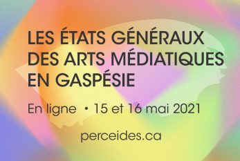 15-16 mai 2021 en ligne : premiers États généraux des arts médiatiques en Gaspésie