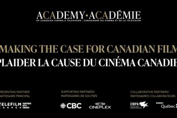L'Académie canadienne du cinéma et de la télévision - Plaider la cause du cinéma canadien le 13 mai 2021