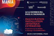 Inauguration installation artistique extérieure du Luxembourg