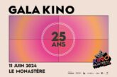 Le Gala-bénéfice de Kino Montréal prendra place le 11 juin 2024 au Monastère